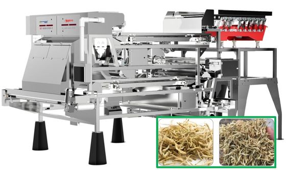 chất lượng  1.0-1.5T/H Vegetable Sorting Machine 8.2kw for Dehydrated Honeysuckle nhà máy sản xuất
