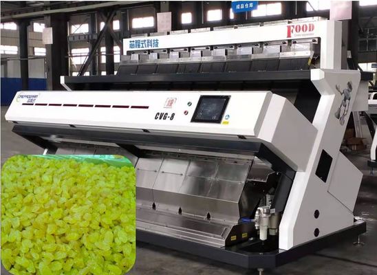 chất lượng  512 Channels Nuts Color Sorter 4-9 T/H Automatic Fault Detection Raisin Processing Machine nhà máy sản xuất