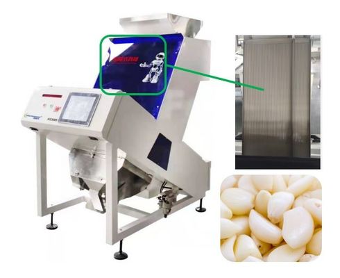 Nhận biết chính xác Máy phân loại màu tỏi 0,6-1,2 t / h Máy phân loại tốc độ cao