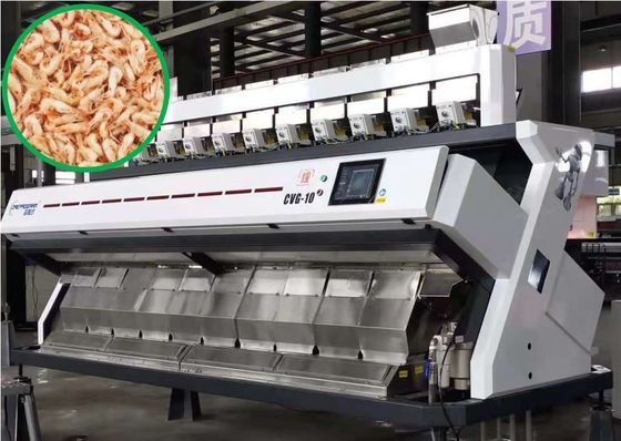 640 kênh Máy phân loại tôm 4-5,5 T / H Máy phân loại màu cá
